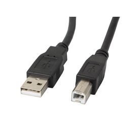 Lanberg CA-USBA-11CC-0018-BK USB cable USB 2.0 1.8 m USB B Black