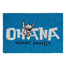 STITCH - Ohana - Blue Doormat - 60x40 cm